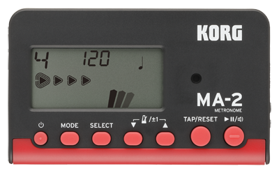 Korg Metronom, MA-2, digital, schwarz/rot