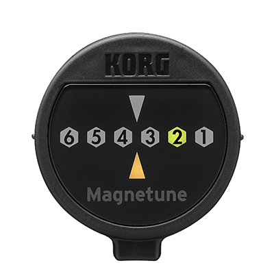 Korg Stimmgerät, Gitarre, Magnetune, mit Magnet, schwarz