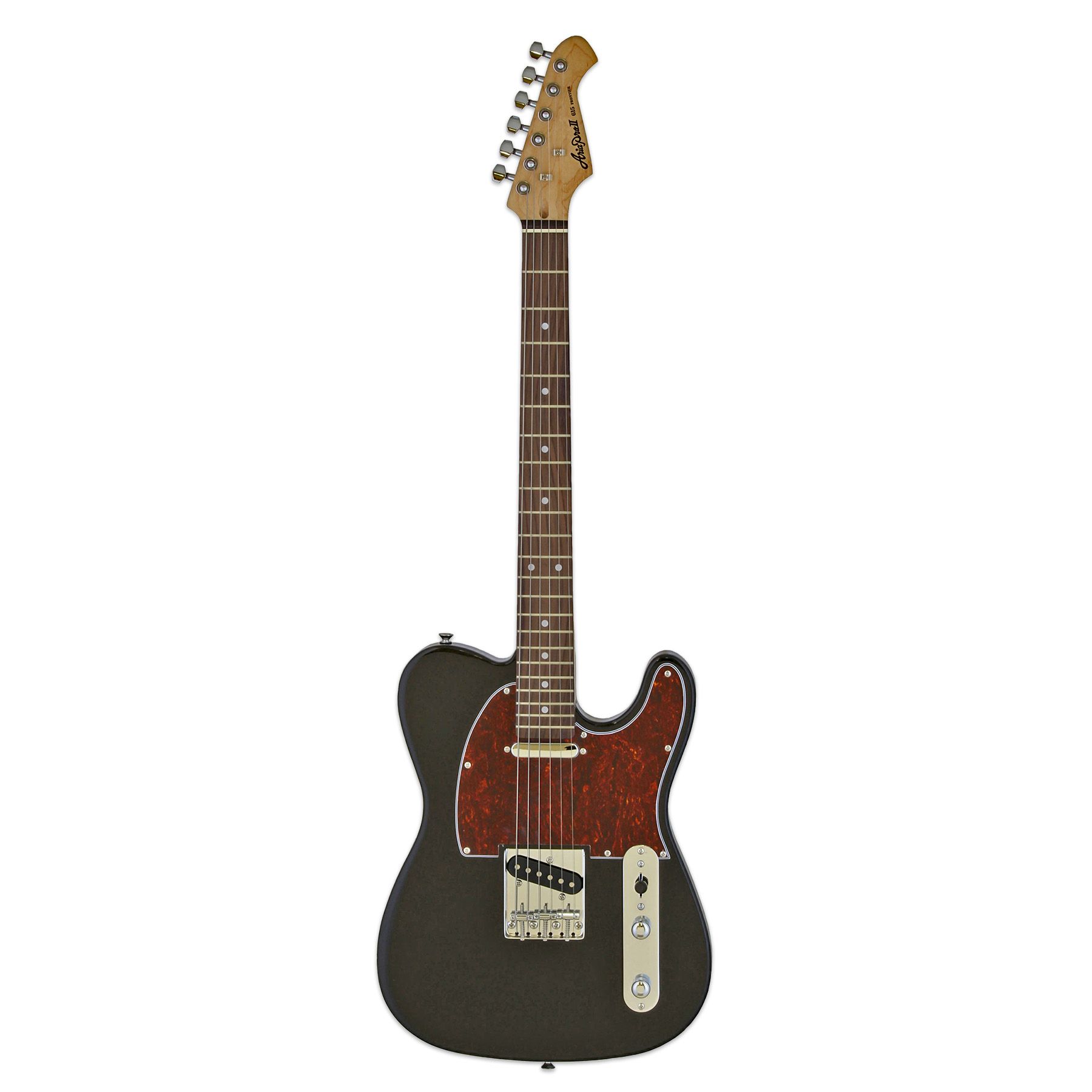 Aria TEG002 Tortoise Black E-Gitarre