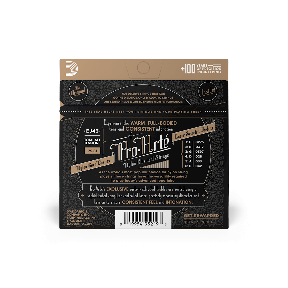 D'Addario EJ43 Light Tension Saiten für Konzertgitarre