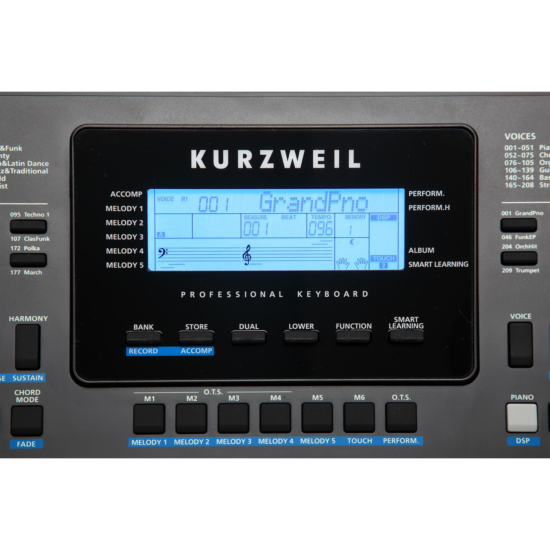Kurzweil KP150 Arranger Keyboard, 61 Tasten