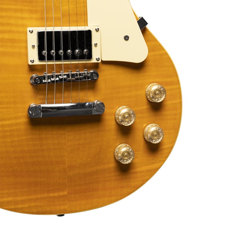 Stagg SEL-DLX Deluxe Honey E-Gitarre Les Paul Style