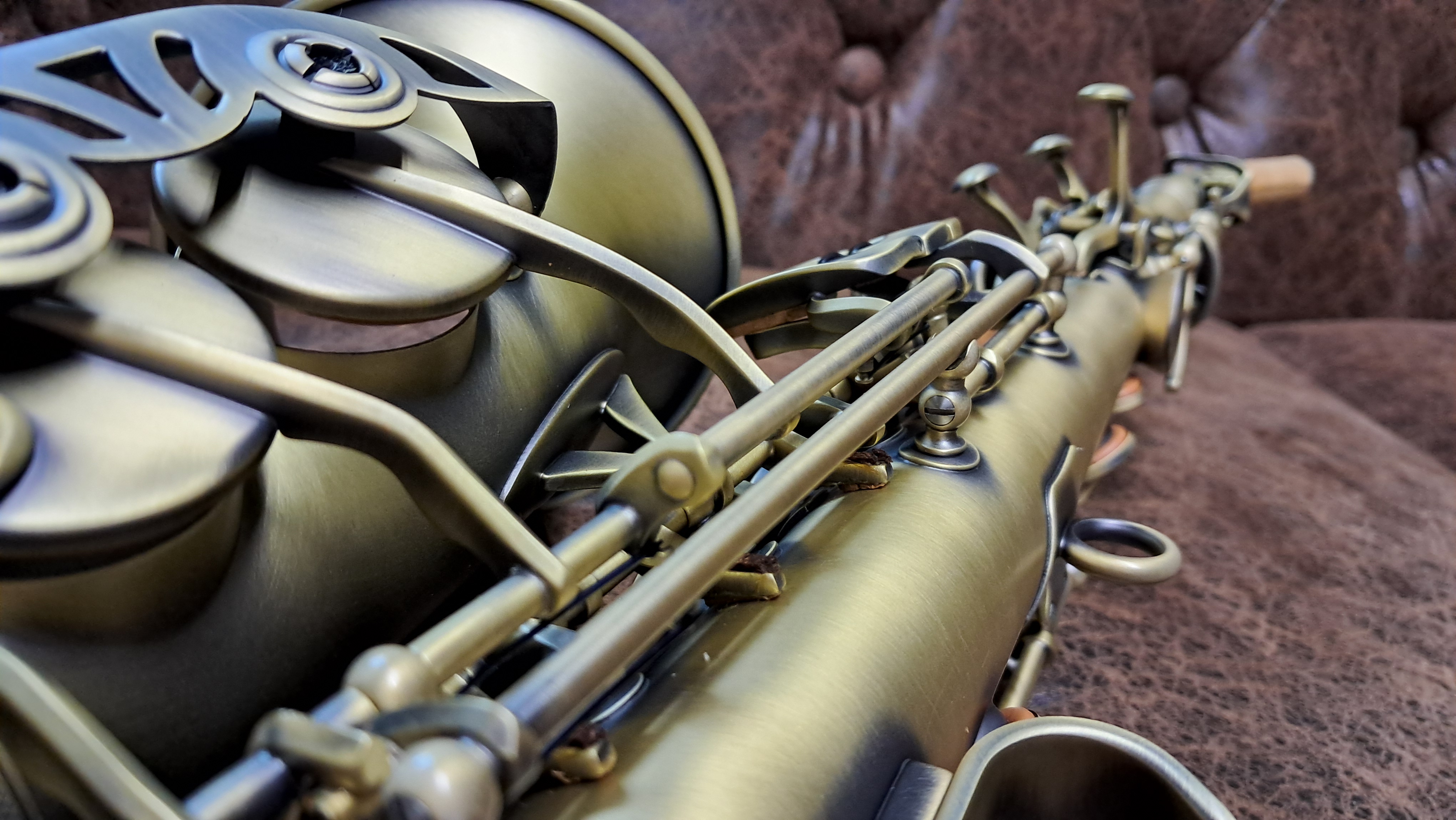Le Monde Global Vintage Curved Sopran-Saxophon