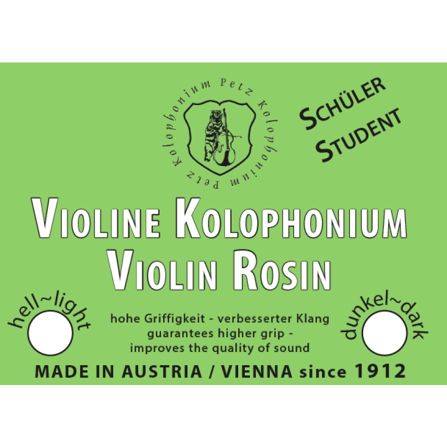 Petz Kolophonium für Studenten hell