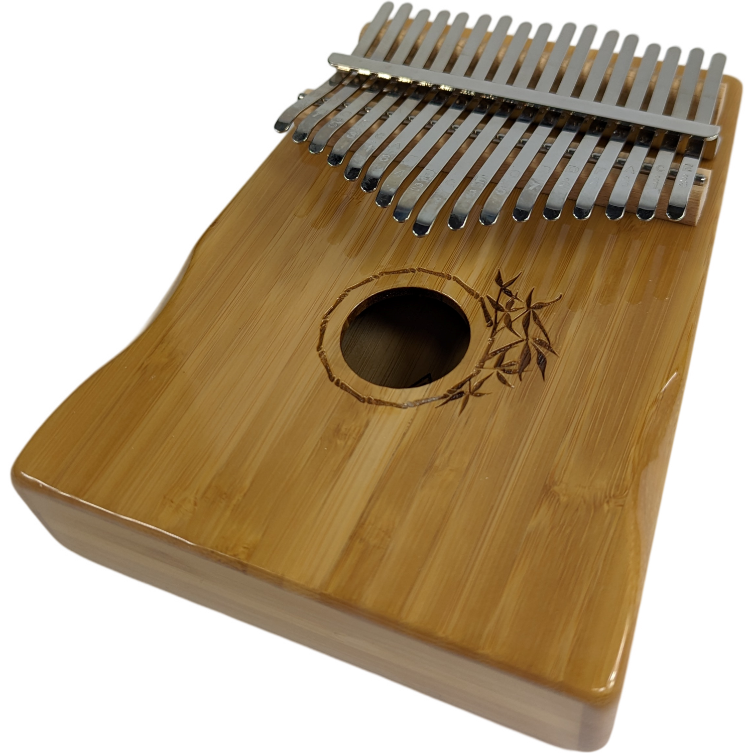 AMI Kalimba Bambus - 17 Zungen mit Gravur