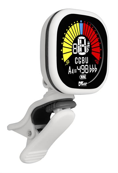 Volt RCT-5000 Clip Tuner Weiß mit Akku