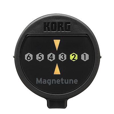 Korg Stimmgerät, Gitarre, Magnetune, mit Magnet, schwarz