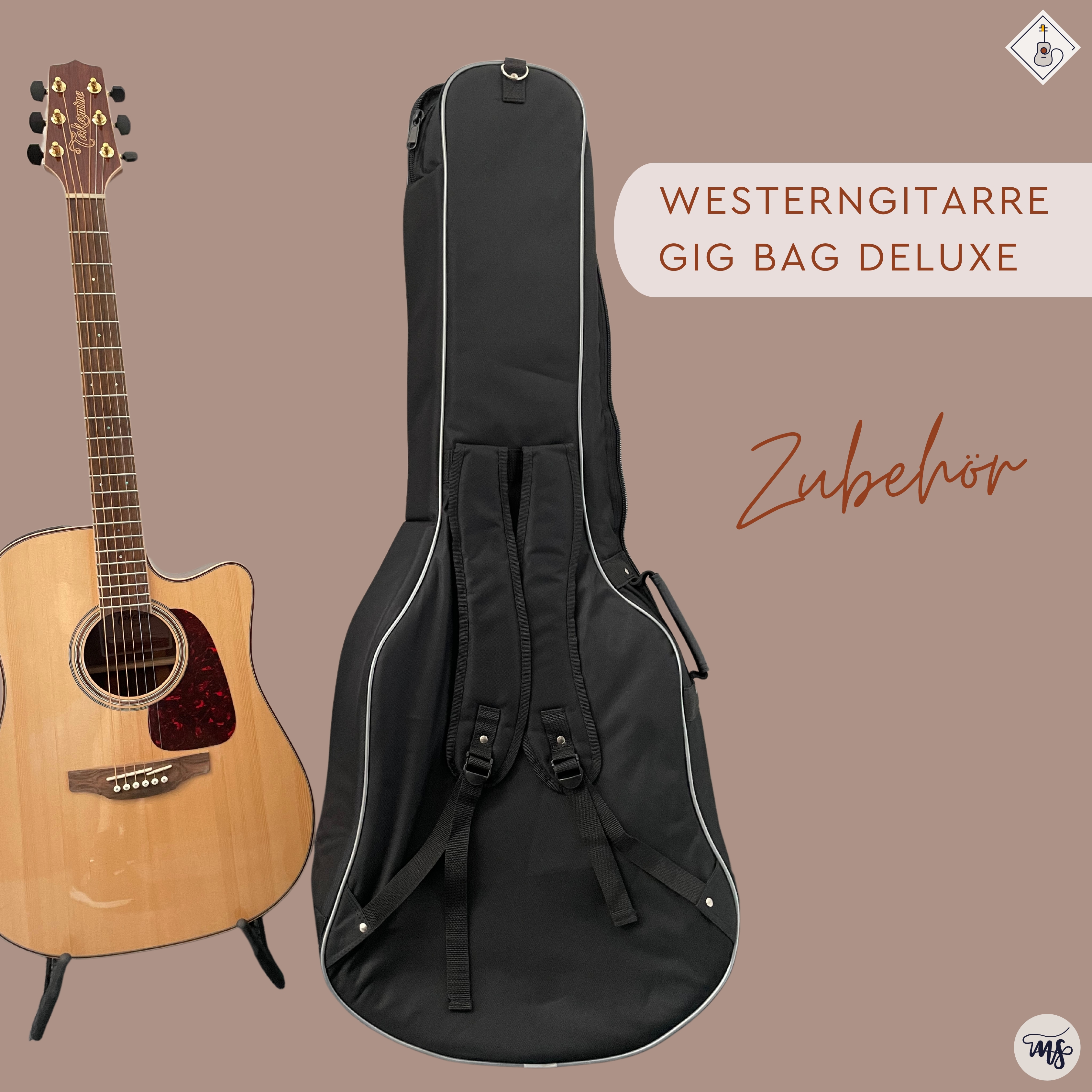 Westerngitarre Gig Bag Deluxe 2