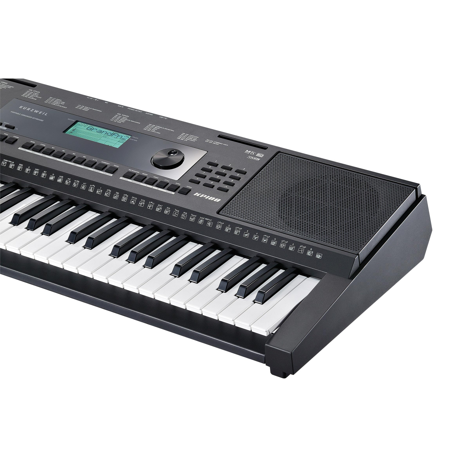 Kurzweil KP100 Arranger Keyboard, 61 Tasten