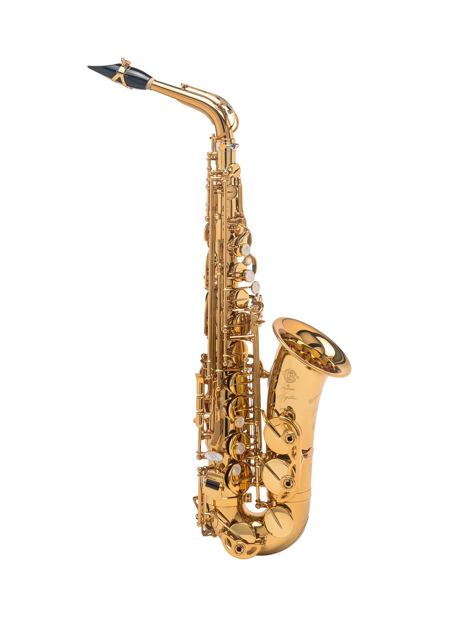 Selmer Alt-Saxophon, Signature, dunkler Goldlack, SEASILSET