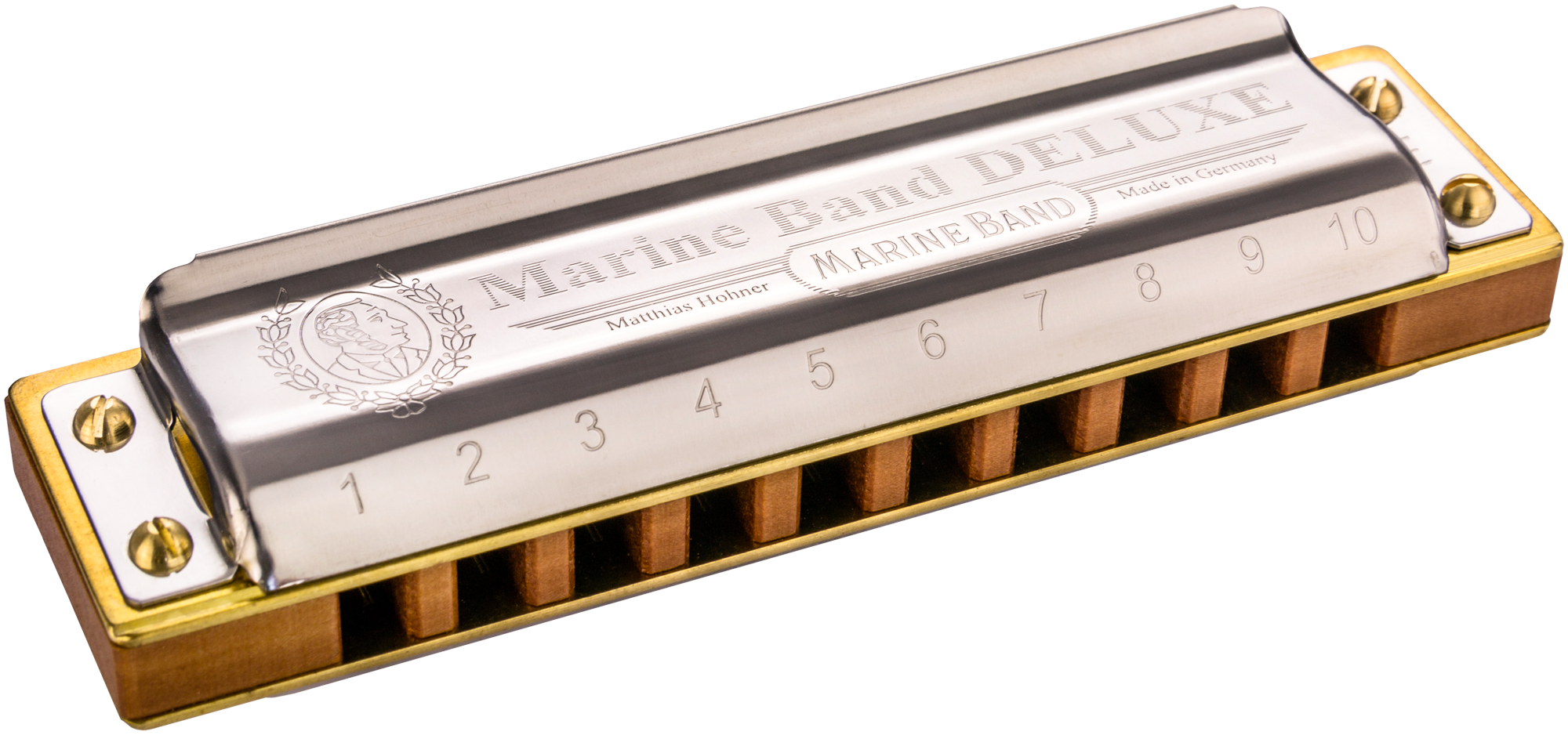 HOHNER Marine Band Deluxe, D Mundharmonika