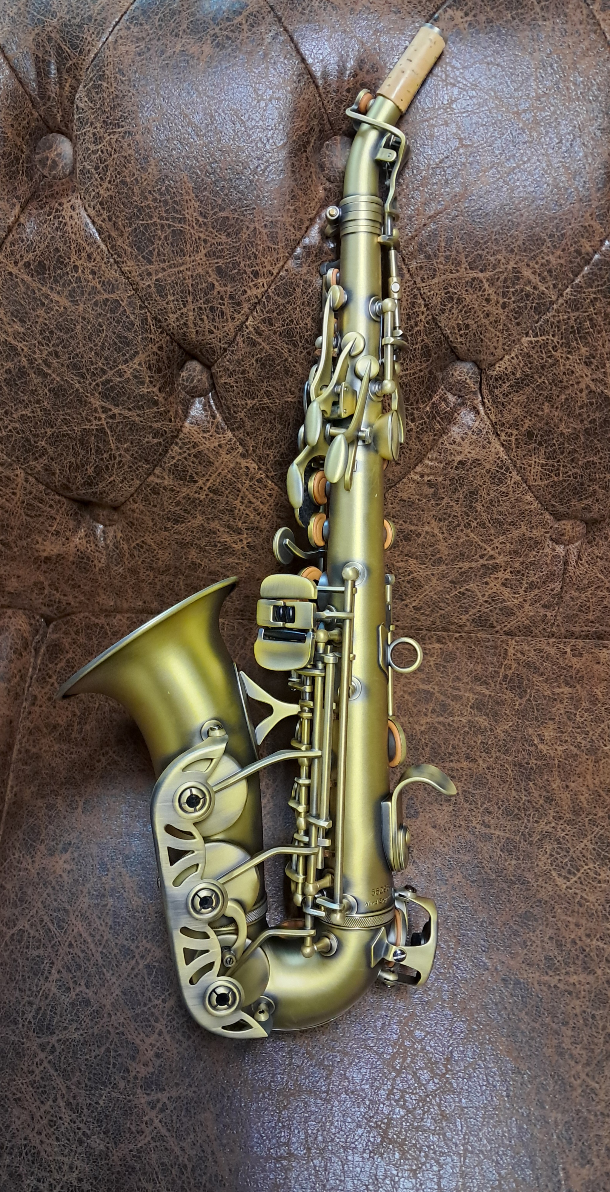 Le Monde Global Vintage Curved Sopran-Saxophon