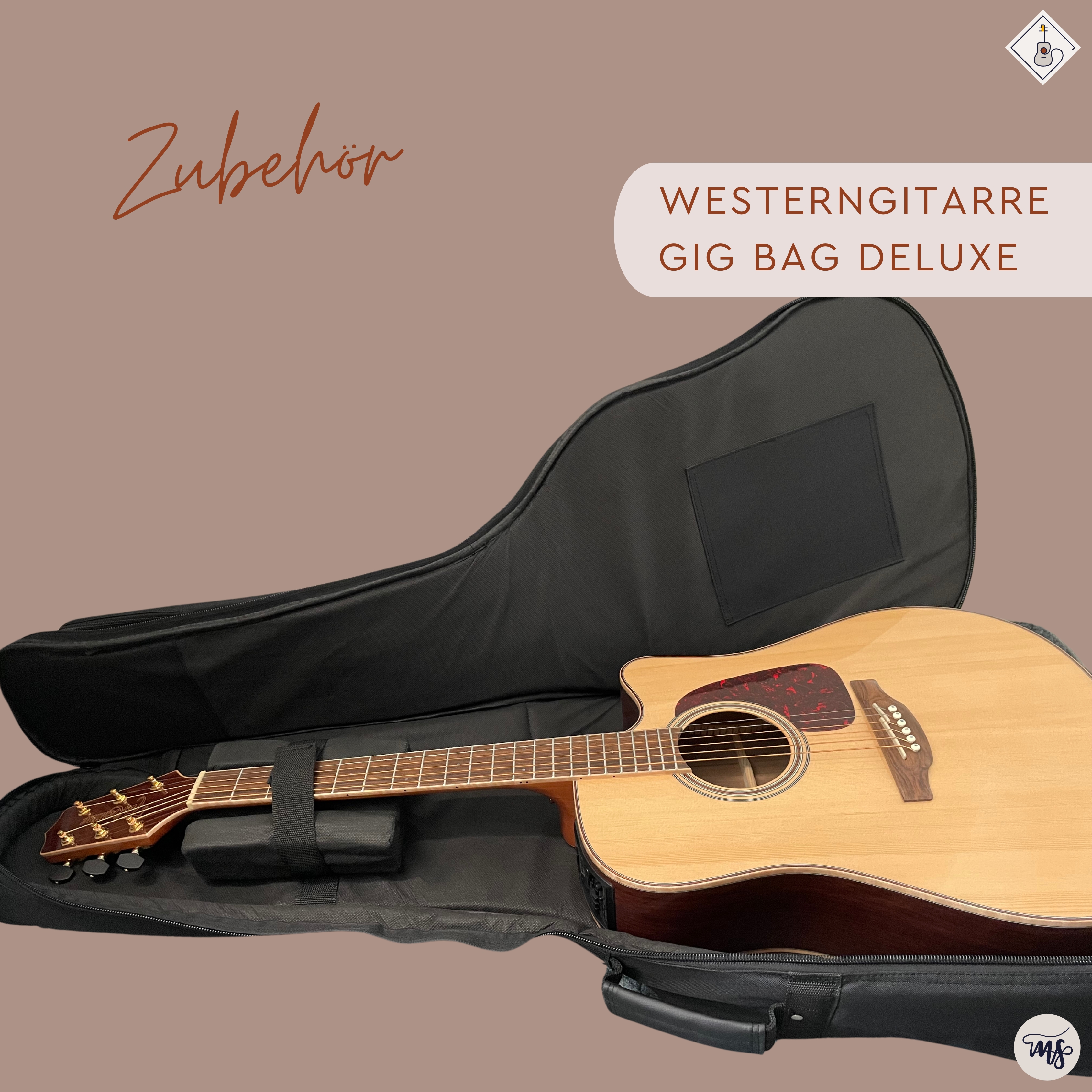 Westerngitarre Gig Bag Deluxe 3