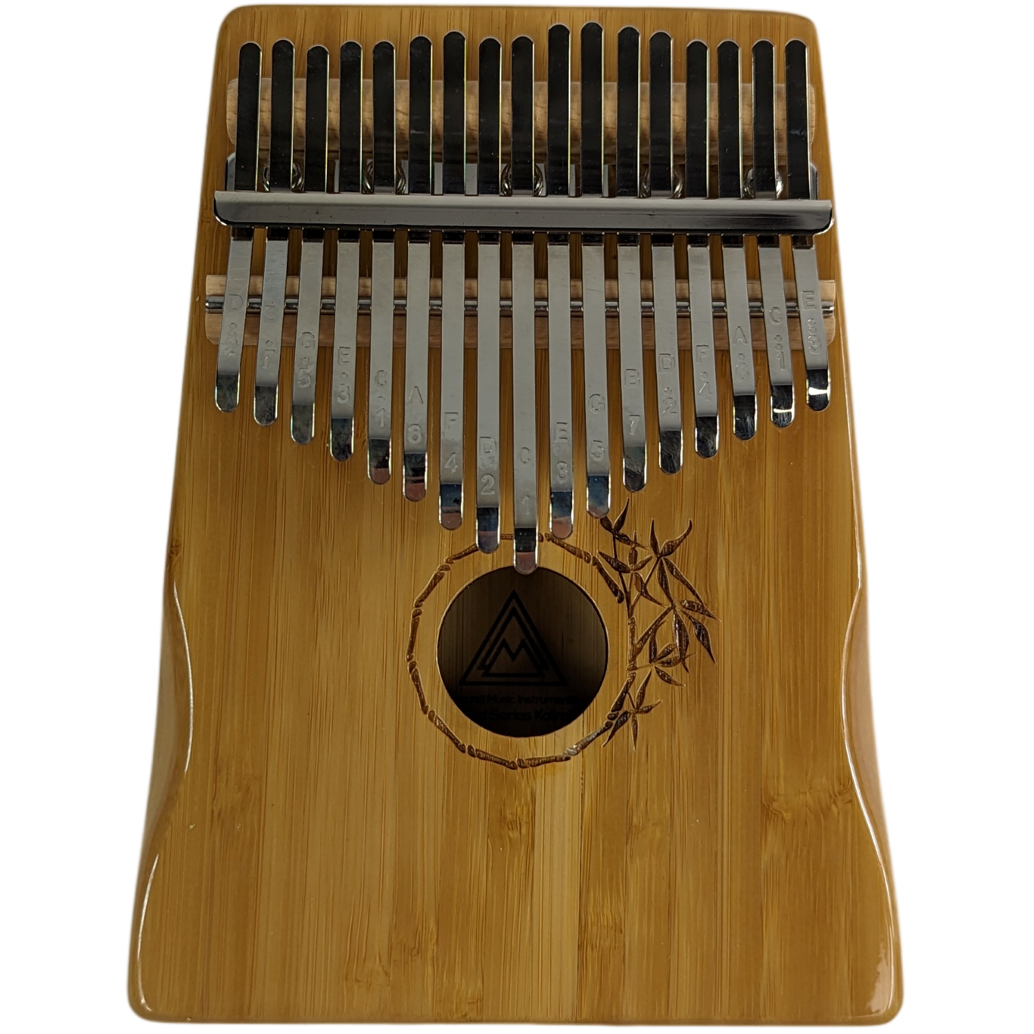 AMI Kalimba Bambus - 17 Zungen mit Gravur