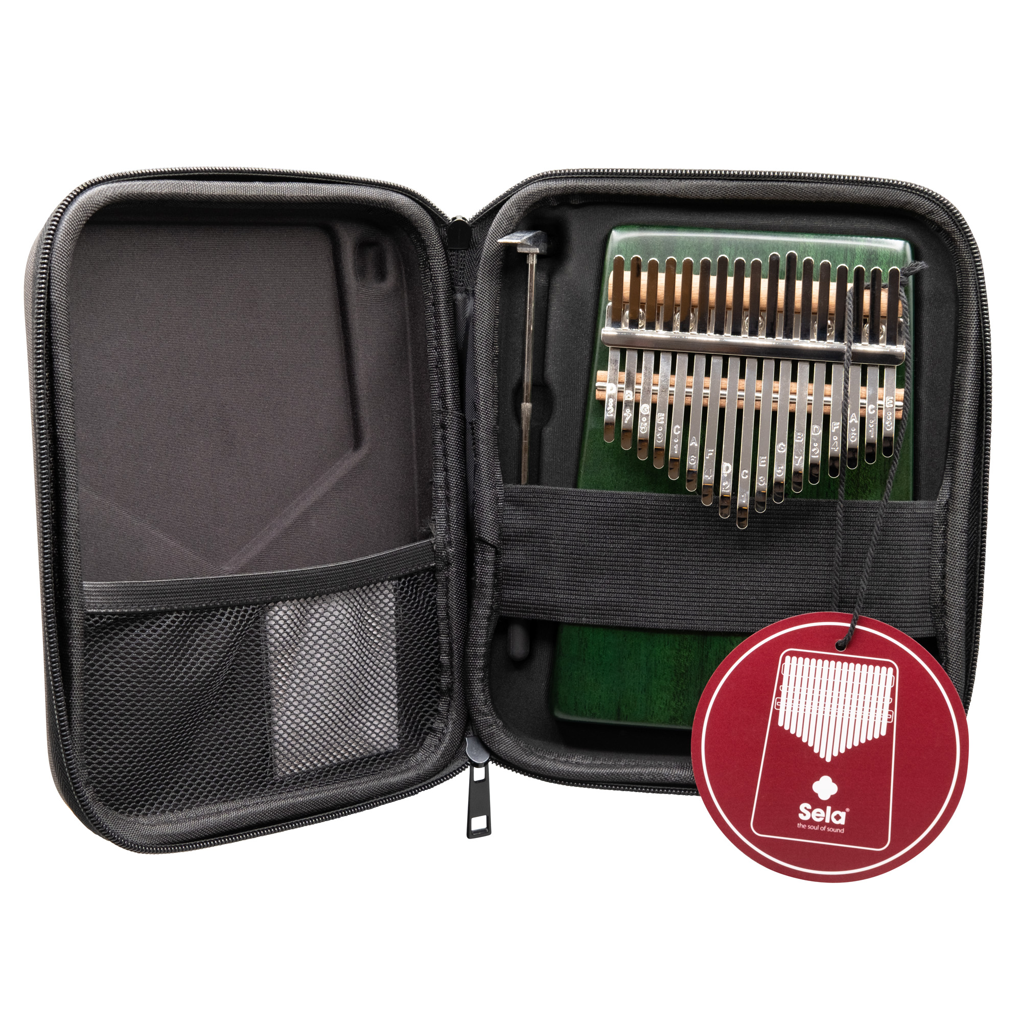 Sela Kalimba Mahagoni 17 Grün