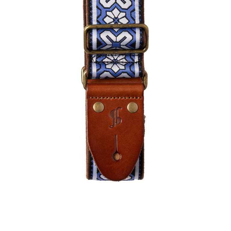 Stagg Gewebter Gurt für Gitarre Tiare Blue