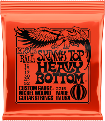 Ernie Ball EB2215 Skinny Top Heavy Bottom .010 - .052 Saiten für E-Gitarre