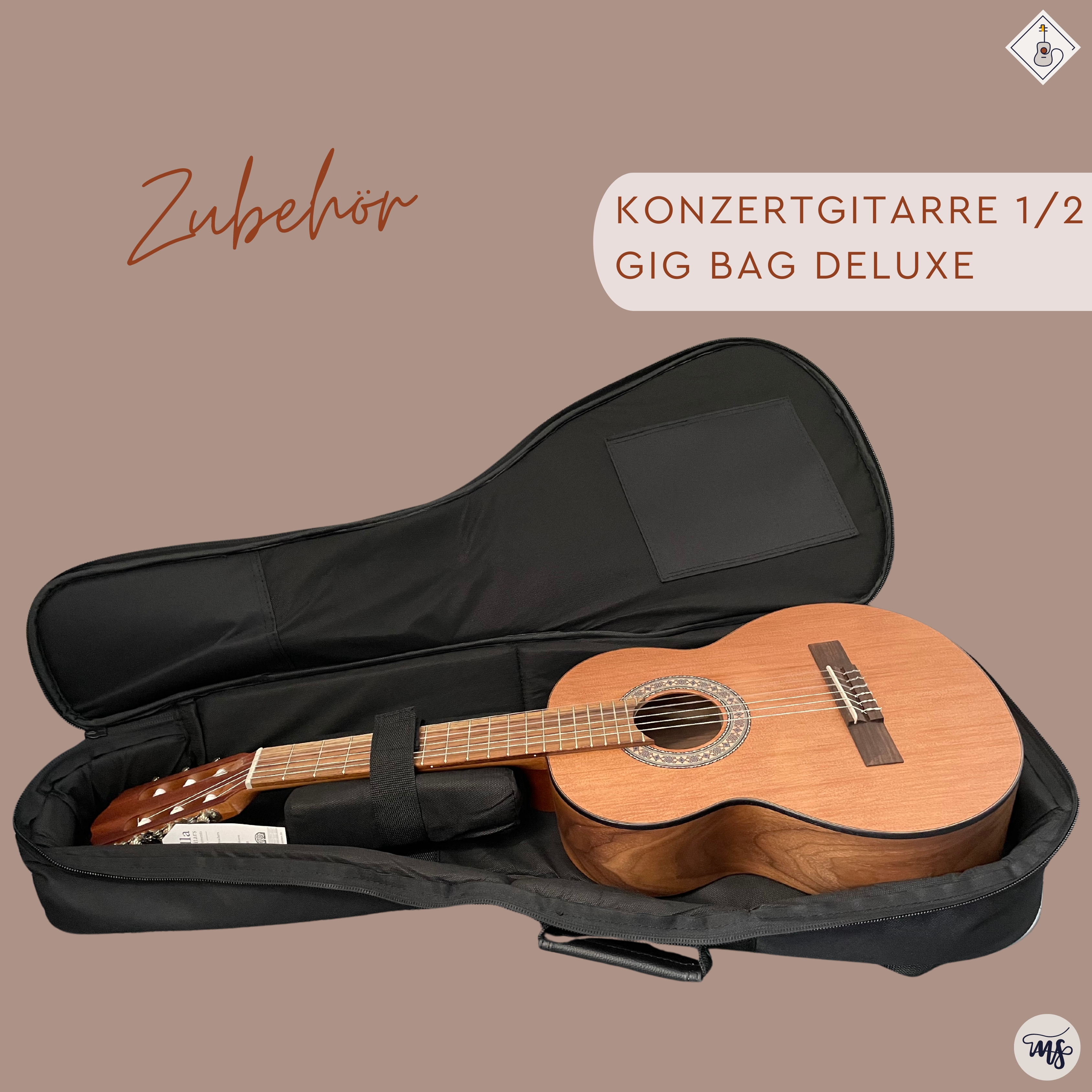 Konzertgitarre 1-2 Gig Bag Deluxe 3