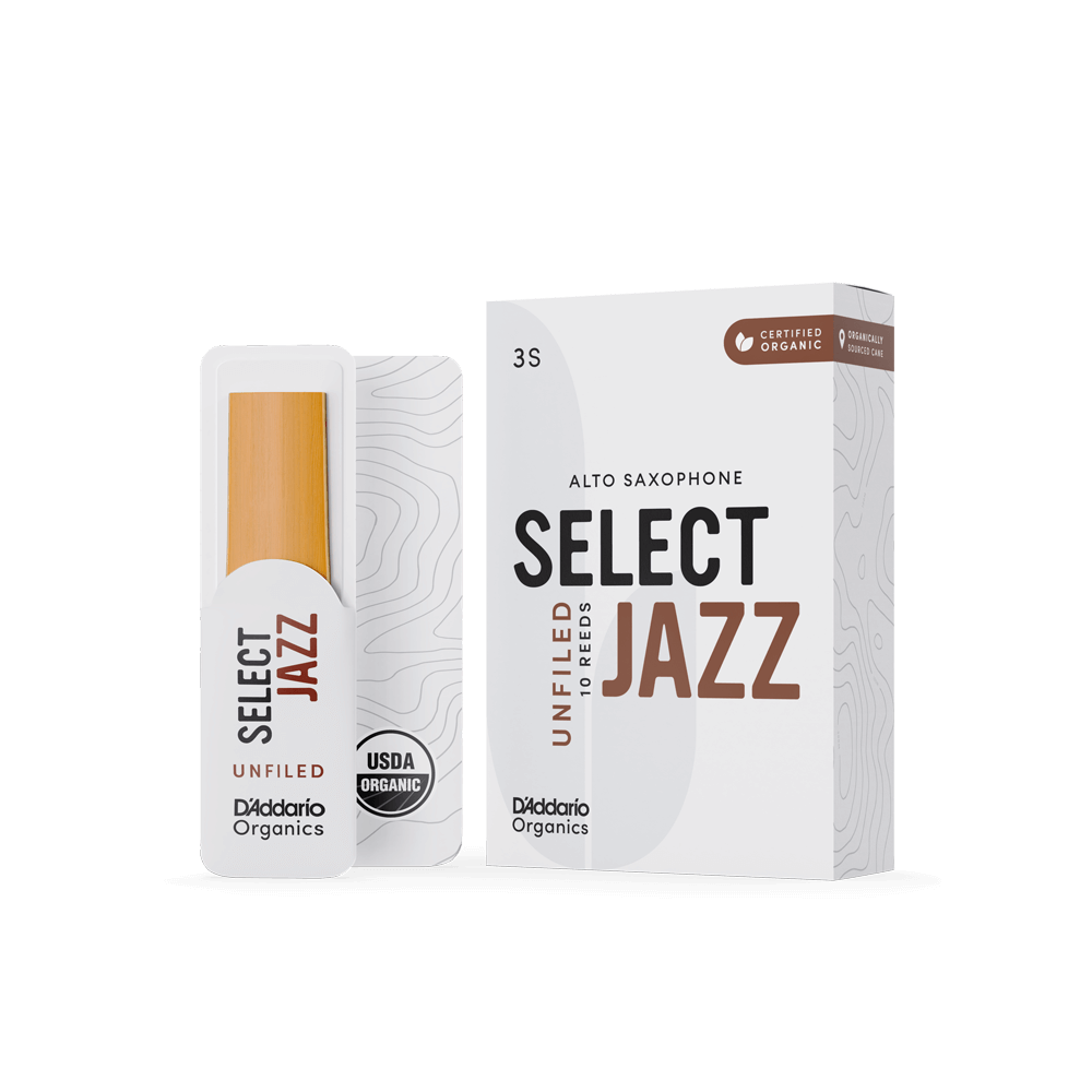 D'Addario Alt-Saxophon Select Jazz Reeds 2S unfiled (10-Pack)