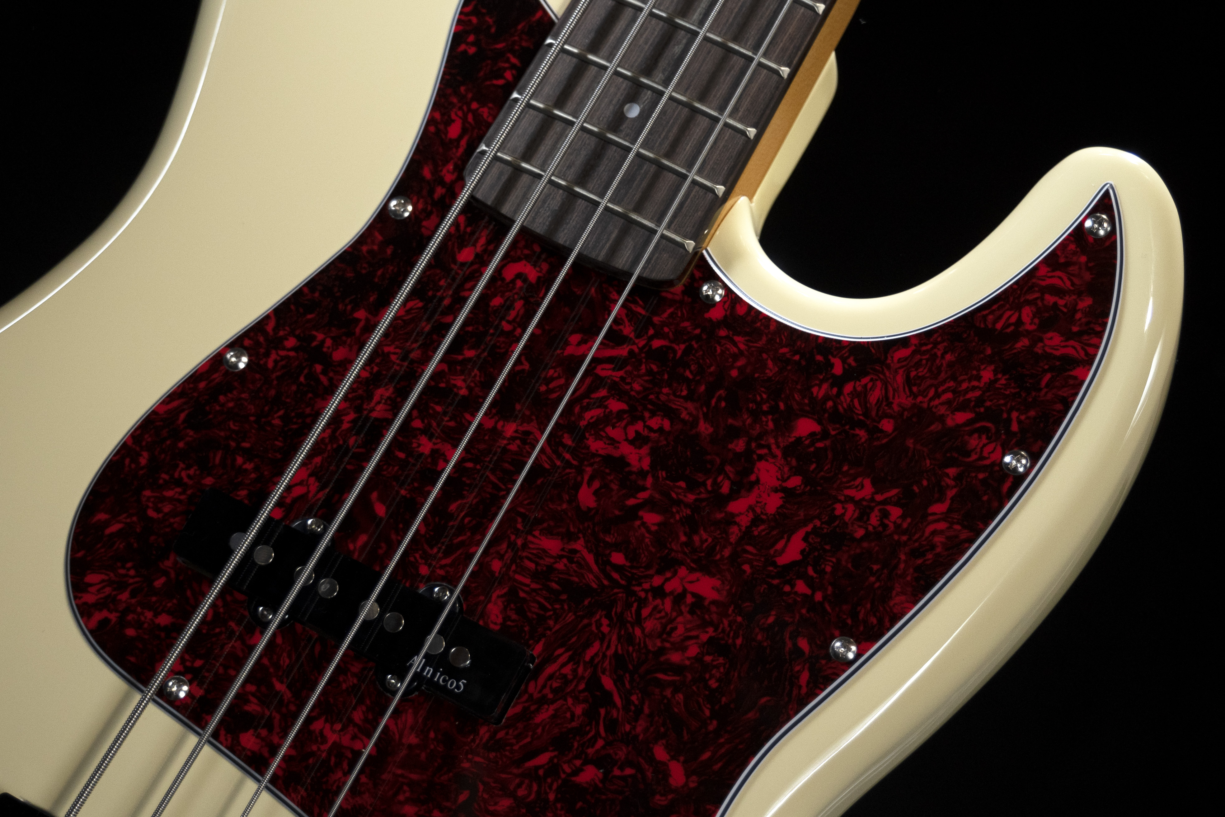 Prodipe Jazz Bass JB80 RA vintage white E-Bass