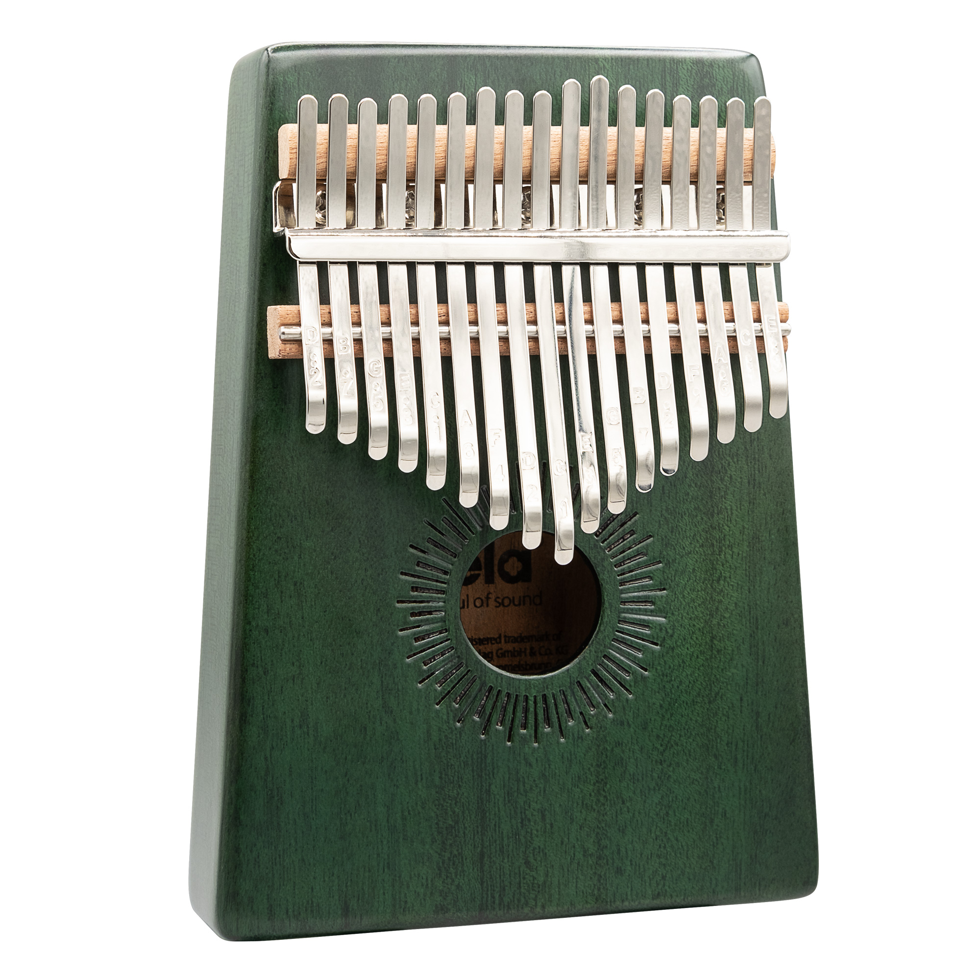 Sela Kalimba Mahagoni 17 Grün